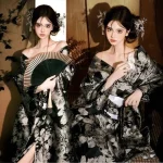 Femmes japonais traditionnel Yukata Haori Kimonos Cosplay Blouse robe femme été mode photographie vêtements robe de soirée Kimono