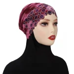 Nouveau Design musulman sous-écharpe Hijab casquette Turban instantané Abaya Hijab foulard Bonnet diamants africains bandeau