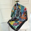 Marque de luxe carré Foulard en soie femmes Satin imprimé Hijab foulards musulman paréo Bandana femme châle enveloppement bandeau Foulard Marque de luxe carré Foulard en soie femmes Satin imprimé Hijab foulards musulman paréo Bandana femme châle enveloppement bandeau Foulard