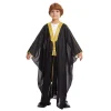 saoudien arabe garçons enfants jubba thobe broderie kimono cardigan islamique garçon djellaba dishdasha musulman ouvert abaya robe caftan robe