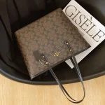 Sac à bandoulière classique en cuir pour femmes, fourre-tout élégant de luxe de styliste, sac à main de mode pour sortie Chic