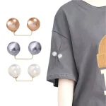 Épingles de sûreté antidérapantes pour vêtements, 4 pièces, broche de robe, décoration, épingles de fixation de taille, ajusteur de collier, support d&rsquo;écharpe, Clips sécurisés