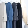 eid ramadan velours côtelé abayas dubaï turquie caftan pour femmes musulman robe modeste robe arabe kebaya caftan marocain femme musulmane