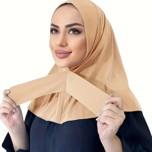 Bonnet Modal Hijab Sport Écharpe pour Femme Élastique Réglable avec Attache au Dos pour un confort élégant toute la journée Durabilité Hijabs instantanés Bonnet Modal Hijab Sport Écharpe pour Femme Élastique Réglable avec Attache au Dos pour un confort élégant toute la journée Durabilité Hijabs instantanés