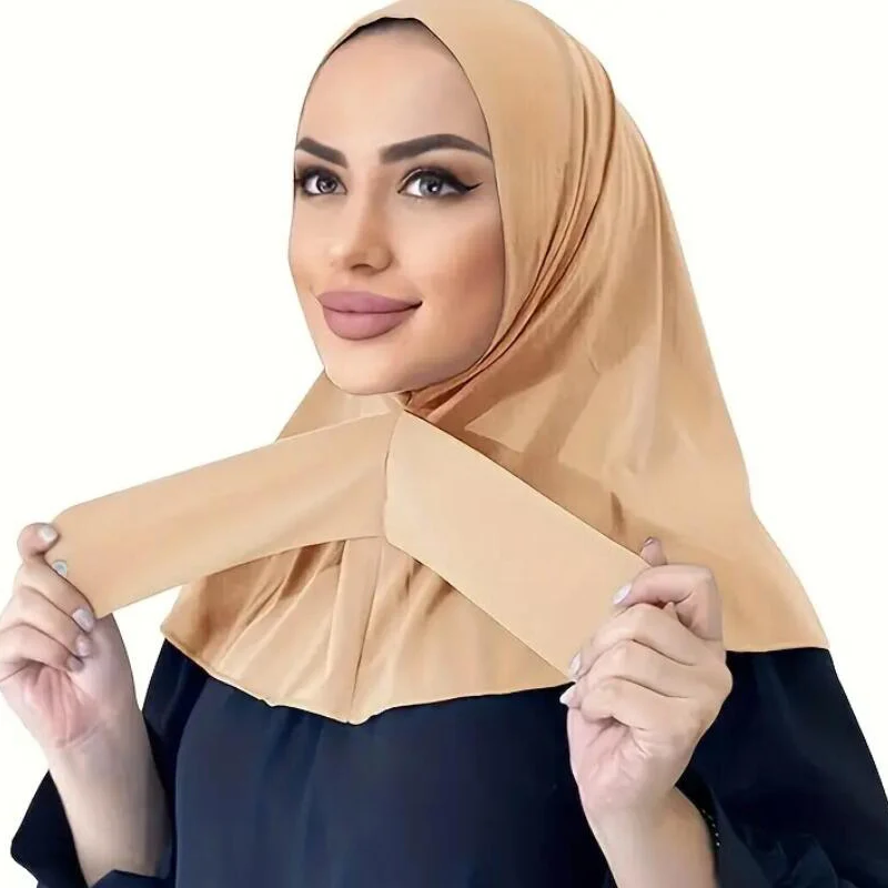 Bonnet Modal Hijab Sport Écharpe pour Femme Élastique Réglable avec Attache au Dos pour un confort élégant toute la journée Durabilité Hijabs instantanés Bonnet Modal Hijab Sport Écharpe pour Femme Élastique Réglable avec Attache au Dos pour un confort élégant toute la journée Durabilité Hijabs instantanés