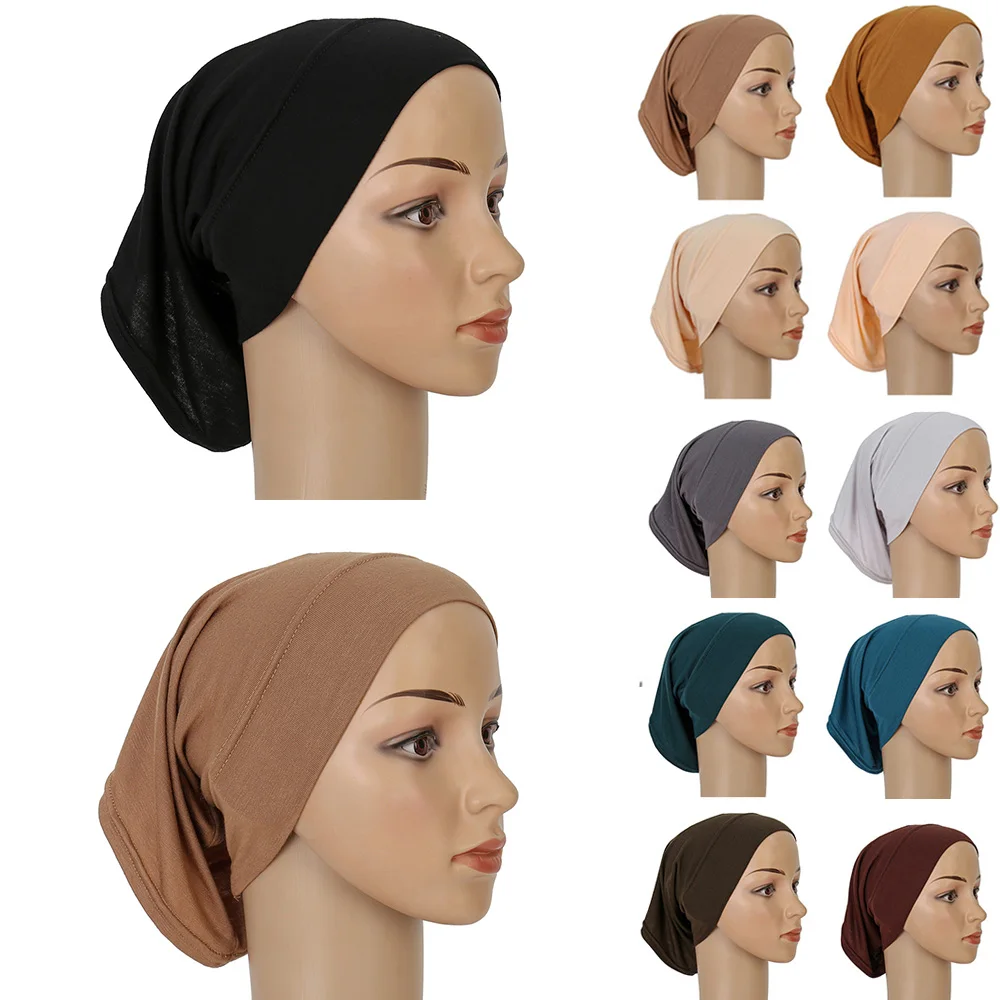 Coton Modal intérieur Hijab sous-capuchon musulman Turban Islam sous-écharpe Hijab Bonnet doux extensible HIjabs Tube casquette Turbante Mujer chapeau Coton Modal intérieur Hijab sous-capuchon musulman Turban Islam sous-écharpe Hijab Bonnet doux extensible HIjabs Tube casquette Turbante Mujer chapeau