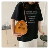 sac à bandoulière en peluche capybara de grande capacité, sac à main capybara de dessin animé, sac à main unisexe