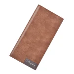 Portefeuille élégant à longue fermeture éclair pour hommes, pochette d&rsquo;affaires de grande capacité, Style anglais, Anti-vol, fente multi-cartes, porte-carte d&rsquo;identité, cadeau