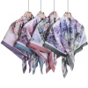 Écharpe en coton de qualité supérieure pour femme, hijab imprimé carré, turban musulman, design floral, doux, tyys bawal, tudung malaisien