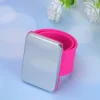 bracelet magnétique en fer, bracelet à claque en silicone de qualité supérieure, support d'accessoires de coiffeur, épingles à cheveux, coussins de salon