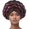 foulard de tête pour femmes musulmanes 2025, écharpe de tête, enveloppes de sauna pour femmes musulmanes, casquettes de document solide, cravate de sauna africain, turbans pour femmes, casquettes hijab