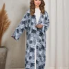 abaya musulman d'été, base grise, imprimé rose noire, long cardigan pour femmes, vêtements islamiques élégants et modestes avec motif floral artistique