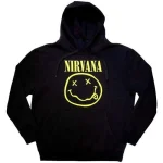 Sweat à capuche Nirvana KC jaune heureux imprimé graphique hommes et femmes ample sweat à capuche chaud décontracté automne et hiver luxe mode tendance