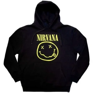 Sweat à capuche Nirvana KC jaune heureux imprimé graphique hommes et femmes ample sweat à capuche chaud décontracté automne et hiver luxe mode tendance