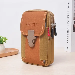 Pochette de ceinture pour hommes, sac pour téléphone portable, étui pour téléphone, sac de taille Molle, petit sac à dos de ceinture tactique, porte-carte
