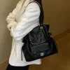 sac messager de luxe pour dames, style bandoulière en cuir véritable, élégant et chic, marque classique populaire