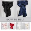 Ceinture large en Satin de soie pour femmes, élégante, amincissante, solide, japonaise, Obi, à lacets, peignoir, robe Kimono, Corset, Cummerbund