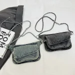 Sacs de ceinture en toile décontractés pour femmes, sac banane à la mode, sac de taille banane, sac à main de hanche de styliste, sac de poitrine à bandoulière