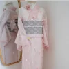 Vêtements de cérémonie japonais traditionnels, Kimono en dentelle pour femmes, vêtements japonais rétro