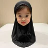 chapeau de culte en tissu pour enfants de 2 à 6 ans, type musulman, hijab à rayures verticales, accessoire d'été
