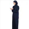 ramadan une pièce prière abaya robe à capuche caftan femmes musulmanes robe hijab robe couleur unie islam dubaï turquie vêtements