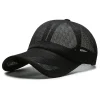 casquette de baseball en maille respirante pour hommes et femmes, chapeau de protection solaire pour sports de plein air d'été avec bord ajouré