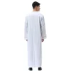 vêtements musulmans traditionnels pour hommes, chemise musulmane, robe d'aviation, royauté islamique, robe de dubaï, col rond, manches longues, rétro, adt abaya