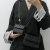 sac de ceinture en cuir élégant avec chaîne pour femmes, sac de poitrine à la mode, mini porte monnaie, pochette de soirée y2k, sac banane, sacoche à bandoulière, sac à main quotidien