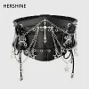 HERSHINE – ceinture large élastique à chaîne croisée pour femmes, gothique Y2K, Punk, Harajuku, Rock, accessoires Hip Hop, printemps, été