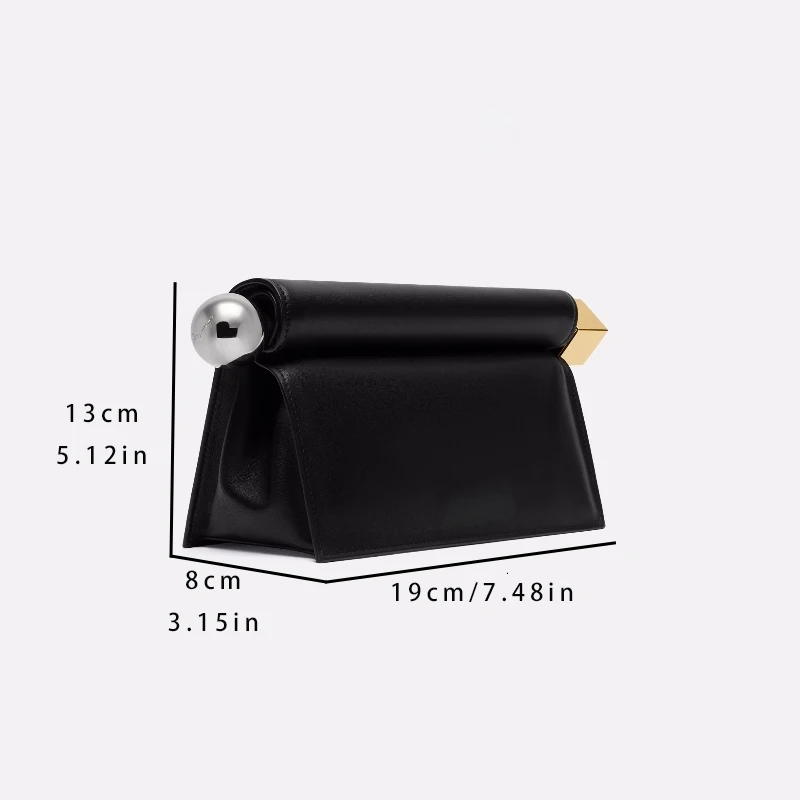 Sac à main de luxe de styliste pour femmes, nouvelle pochette à emporter avec métal, sacs à main pour robes, sac de bal pour dames, Style Premium