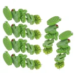 30 pièces en bois Cactus conception punaises esthétique vert punaises plantes succulentes décoratives fournitures de bureau tableau d&rsquo;affichage