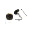 100 pièces dia 11mm punaise décorative tapisserie clou punaise pour coffre à bijoux boîte à vin en bois étui meubles canapé porte 4 couleurs