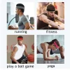 hommes sport bandeaux élastiques épais antidérapant bandeau sport bandeau de gymnastique femmes hommes respirant basket ball fitness yoga bandeau de cheveux