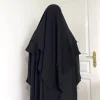 long hijab musulman pour femme, vêtement de prière musulmane, tiens imar ramdan eid, sauna carf, tiens imars jubha, 1 pièce