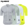 YKYWBIKE maillot de cyclisme pour hommes à manches courtes maillot de vélo d&rsquo;été chemise de vélo de route vêtements de cyclisme respirant équipe professionnelle