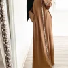 robe musulmane élégante pour femmes ramadan jalabiya fête robes longues abaya longue robe maroc dubaï abayas caftan islam robes
