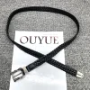 ceinture erd à la mode, croix mélancolique, conception de ceinture de deuxième génération, ceinture punk tressée de haute qualité pour hommes et femmes