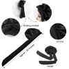 bonnet de couchage en satin solide pour femme, turban avec bande extensible, bonnet de douche de nuit, couvre tête réglable, nouvelle collection