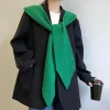 châle à capuche tricoté cape châle à capuche style femmes vêtements d'extérieur couleur unie écharpe polyvalente épaule à la mode avec coupe vent