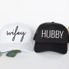 Wifey-Chapeau de mari et d&rsquo;épouse, Mr et Mrs, DivCouples, Lune de miel, Nouveaux mariés, Cadeau de douche nuptiale de mariage, Accessoires photo