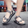 design de mode hommes sandales tongs à la mode double usage pantoufles plates été plage marche wading chaussures pour hommes sandalias hombre