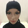 casquette hijab intérieure en coton musulman, couverture complète, chapeau islamique, sous écharpe, bonnet en os, foulards turcs, couvre chef musulman