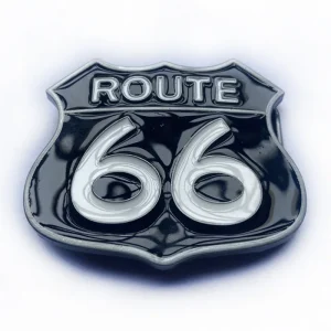 ROUTE 66 boucle de ceinture mode décontractée boucle de ceinture de style occidental