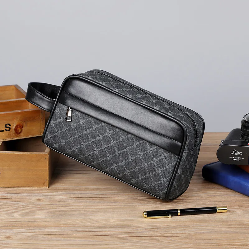 Style Vintage hommes sac pochette de haute qualité en cuir PU pochettes taille sac pour hommes mode décontracté Wasit sangle portefeuille homme pochette