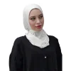 le plus récent hijab instantané avec pansement couleur unie femme musulman hijab islamique turban couverture complète bandeau femme bandeau châle