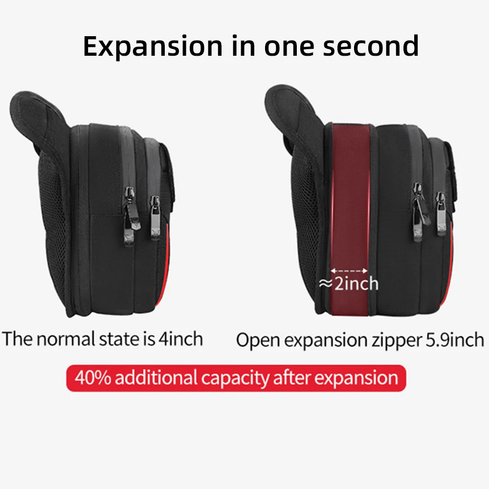 led lumière rouge moto jambe sac cuisse ceinture hanche bum étanche ride cyclisme motard taille sac fanny pack moto voyage randonnée poche