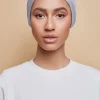 bonnet sous écharpe en coton modal doux, doublé de satin soyeux, hijab intérieur musulman, foulard pour femmes, bonnet réglable