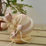 Chapeau fascinateur en satin avec voile, chapeau de mariée en perles Rhiunstone, chapeau de mode pour femmes et dames