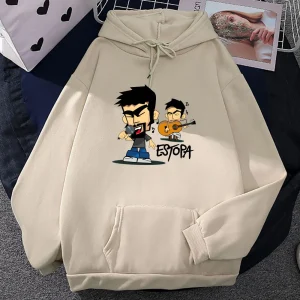 Pulls à capuche Estopa Rock/Rumba Duo sweat à capuche pour homme/femmes vêtements décontractés mode impression graphique sweats poche unisexe à capuche