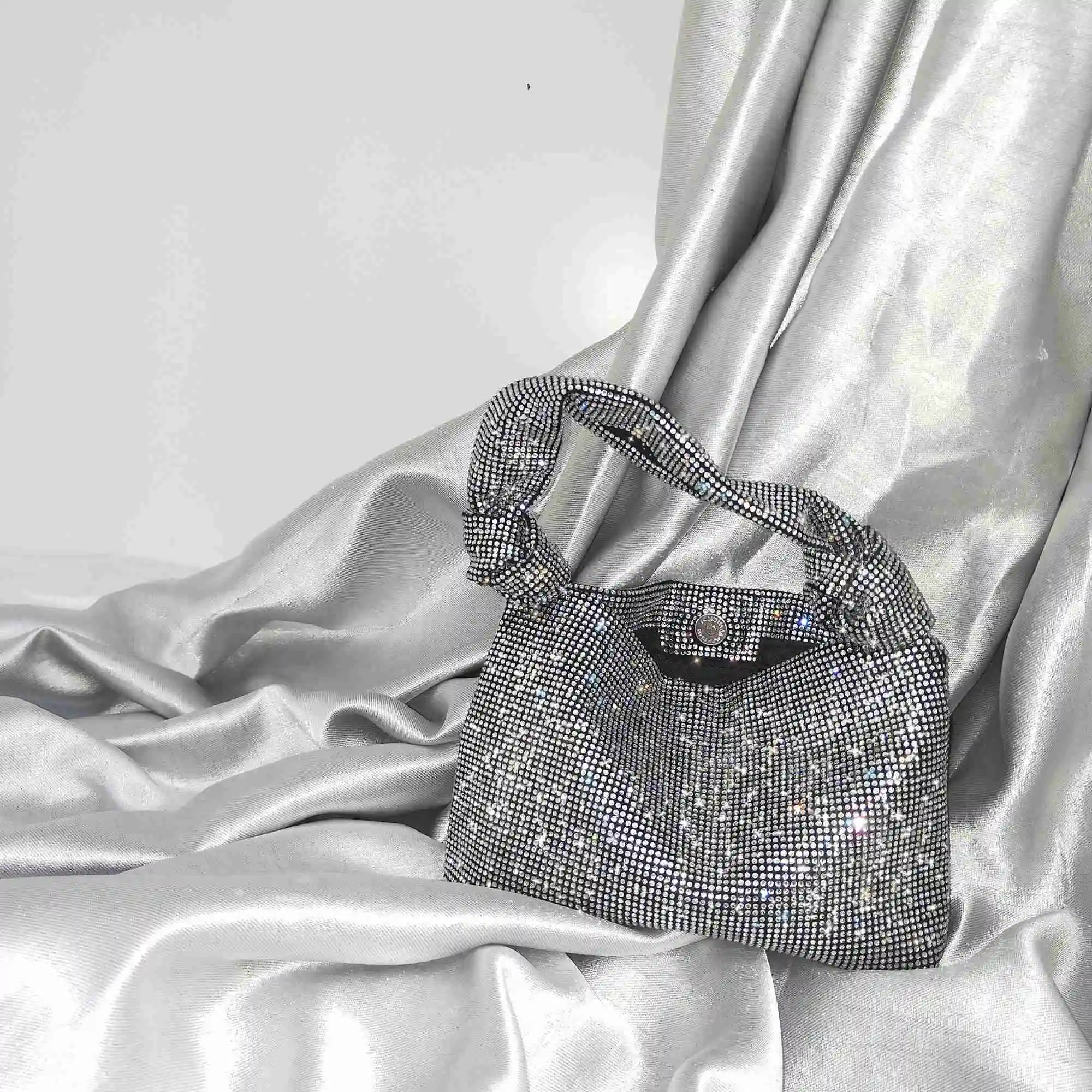 sacs à main pour femmes argent noir strass sacs de soirée petites pochettes sac nouveau sac a main femme mode mini sacs sacs de luxe